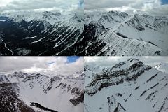 16 Mount Turbulent From Helicopter Between Canmore And Mount Assiniboine In Winter.jpg